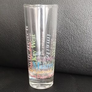 Colorful Text Shot Glass